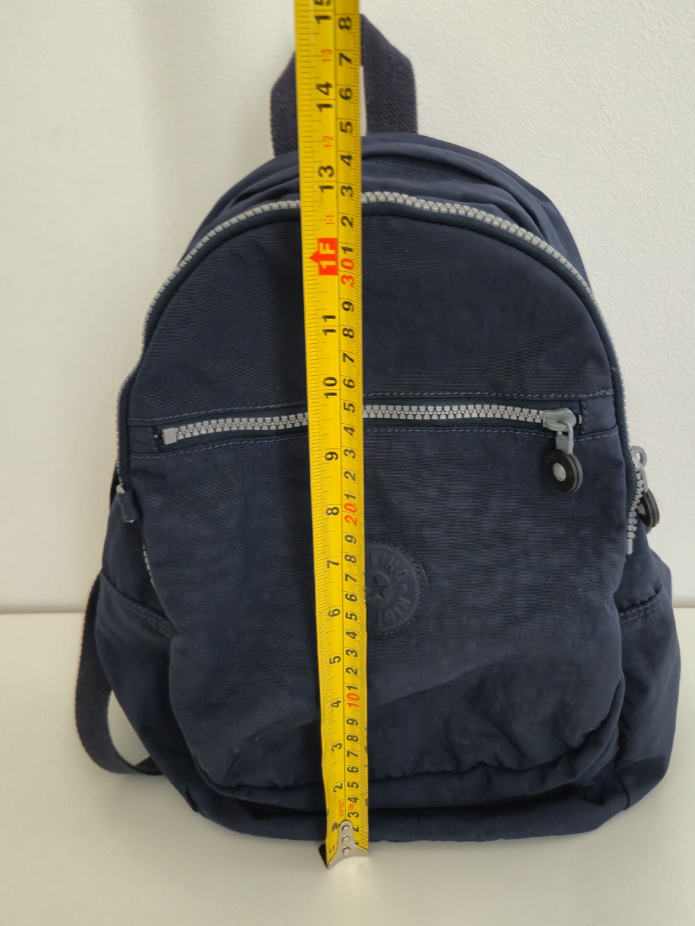 Kipling Navy Blue Nylon Small Backpack City Travel Bag - Picture 11 of 12
